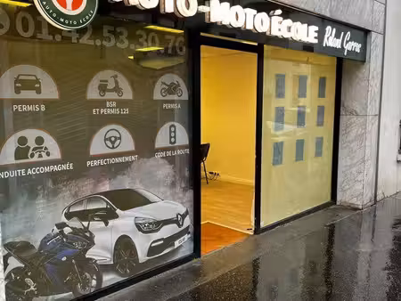 auto école ou fond de commerce