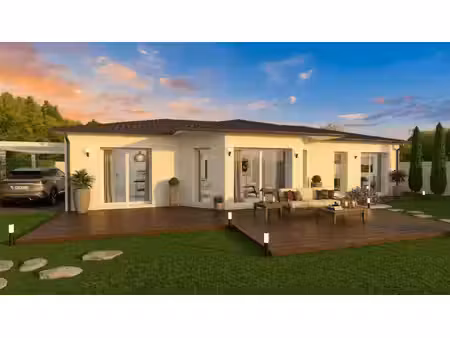 terrain avec maison neuve à vendre