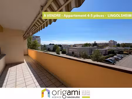 appartement lingolsheim 4/5 pièces 107 42 m²