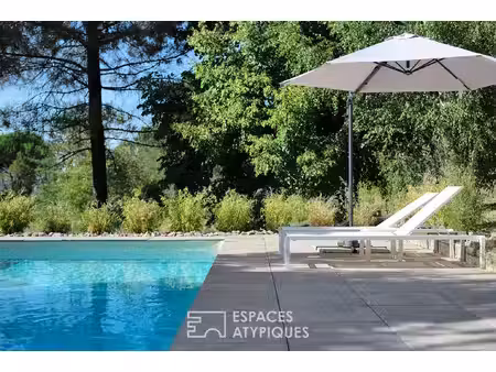 dans un écrin de verdure  maison avec piscine sur les hauteurs d'albi