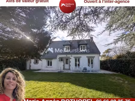 56760- penestin - maison familiale 4 chambres +1 bureau+ 1 garage -entre plages et commerc