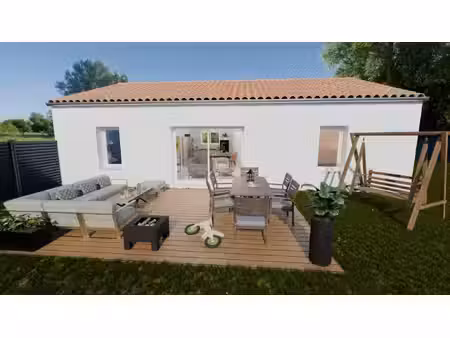 terrain avec maison neuve à vendre