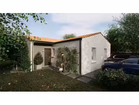 terrain avec maison neuve à vendre