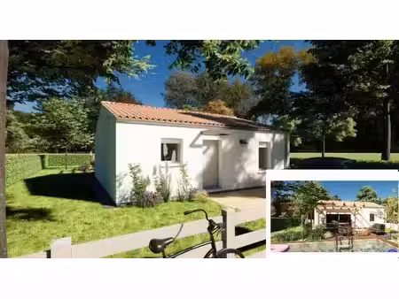 terrain avec maison neuve à vendre