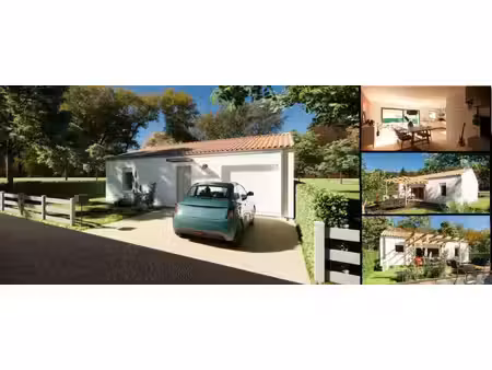 terrain avec maison neuve à vendre
