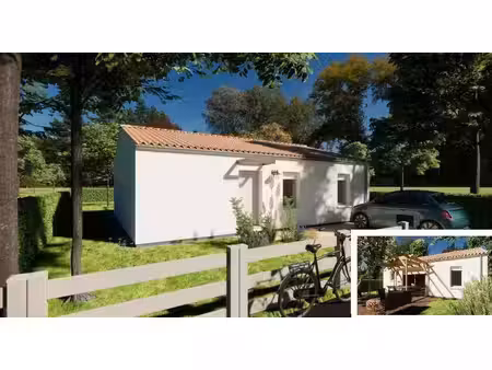 terrain avec maison neuve à vendre