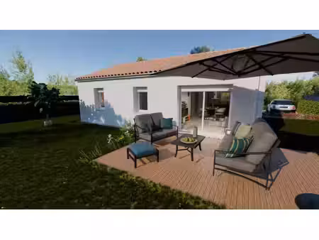 terrain avec maison neuve à vendre