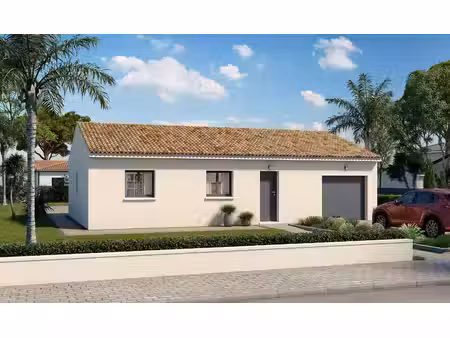 terrain avec maison neuve à vendre