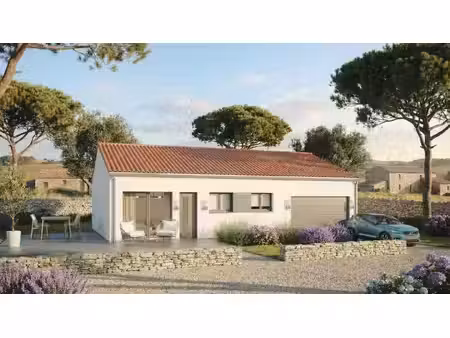 terrain avec maison neuve à vendre