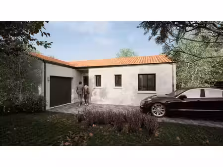 terrain avec maison neuve à vendre