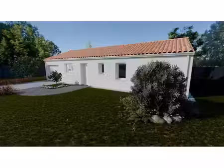 terrain avec maison neuve à vendre