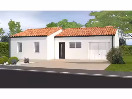 terrain avec maison neuve à vendre