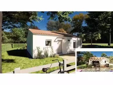 terrain avec maison neuve à vendre