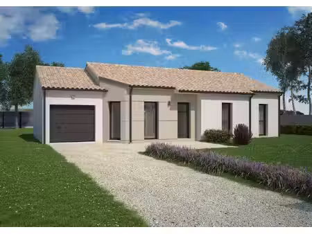 terrain avec maison neuve à vendre