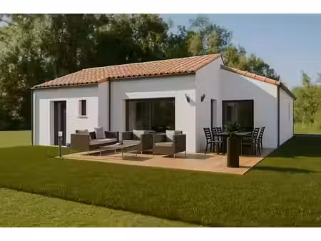 terrain avec maison neuve à vendre