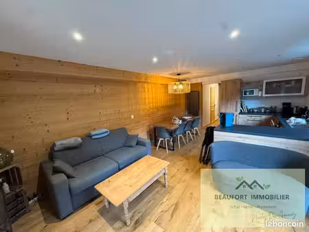 arêches-beaufort – appartement t3 rénové et meublé