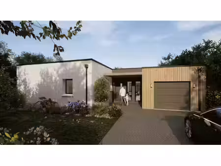 terrain avec maison neuve à vendre
