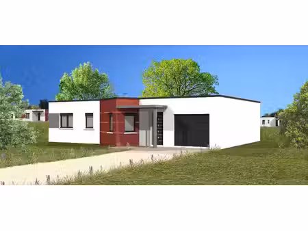 terrain avec maison neuve à vendre