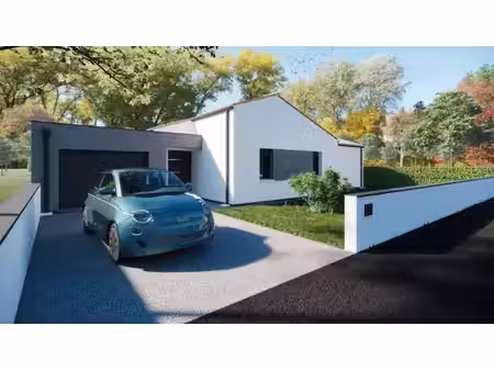 terrain avec maison neuve à vendre