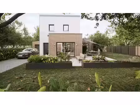 terrain avec maison neuve à vendre