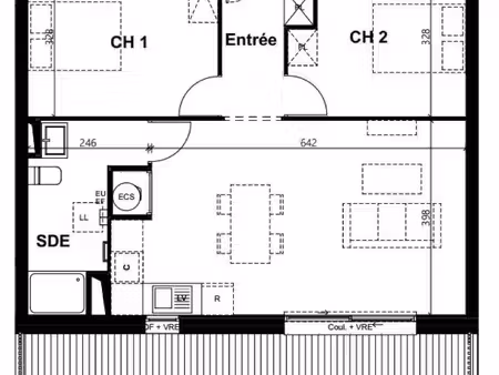 location t3 appartement dompierre sur mer