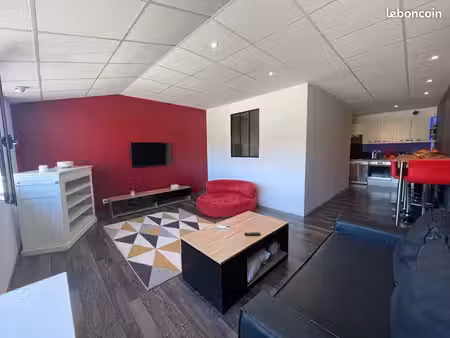 appartement deux pièces  esprit loft  52 m2