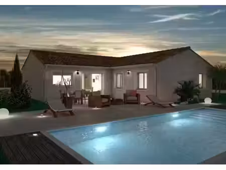 terrain avec maison neuve à vendre