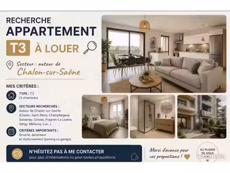 recherche appartement t3