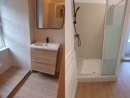 appartement rénové - 70m2 - plein centre de châtelaudren – 2 chambres + bureau