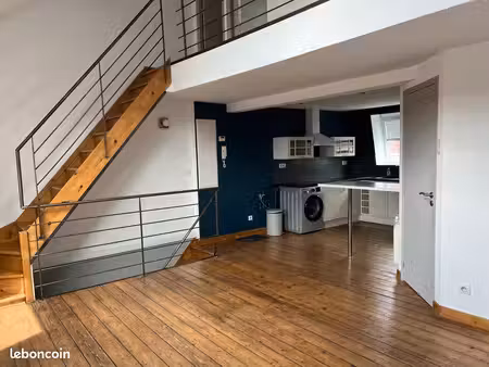 superbe t2bis en duplex - proche vru - métro alsace