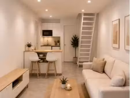 studio meublé entièrement rénové avec mezzanine - vire