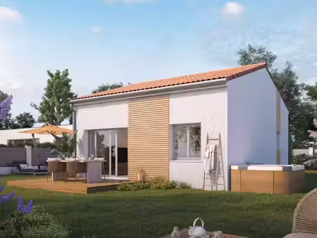 terrain avec maison neuve à vendre