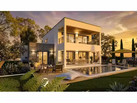 terrain avec maison neuve à vendre
