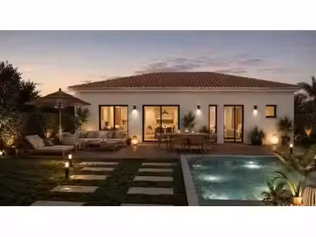 terrain avec maison neuve à vendre