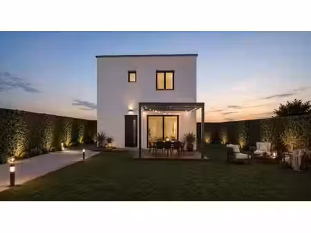 terrain avec maison neuve à vendre