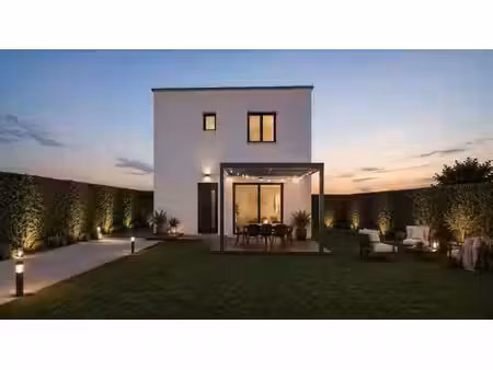 terrain avec maison neuve à vendre