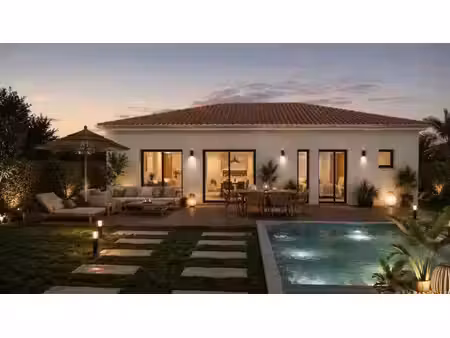 terrain avec maison neuve à vendre