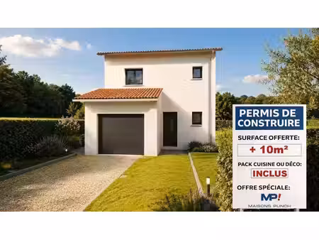 terrain avec maison neuve à vendre