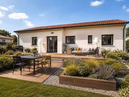 terrain avec maison neuve à vendre