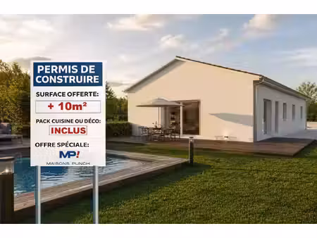 terrain avec maison neuve à vendre