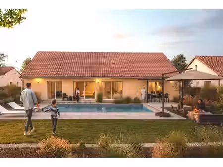 terrain avec maison neuve à vendre