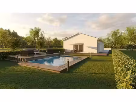 terrain avec maison neuve à vendre