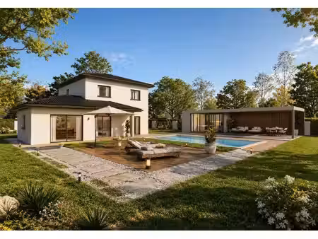 terrain avec maison neuve à vendre