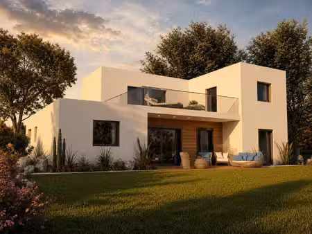 terrain avec maison neuve à vendre