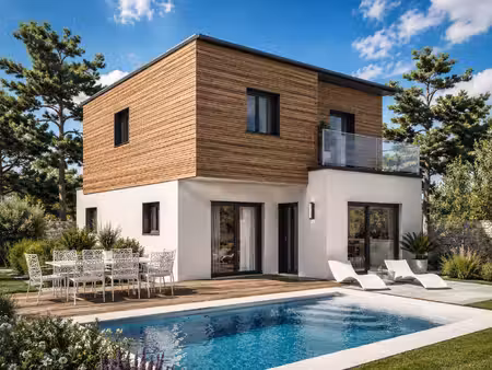 terrain avec maison neuve à vendre