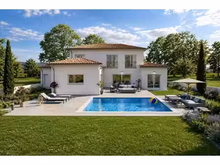 terrain avec maison neuve à vendre