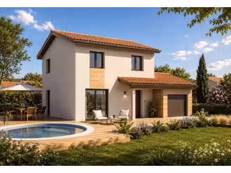 terrain avec maison neuve à vendre