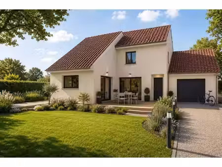 terrain avec maison neuve à vendre