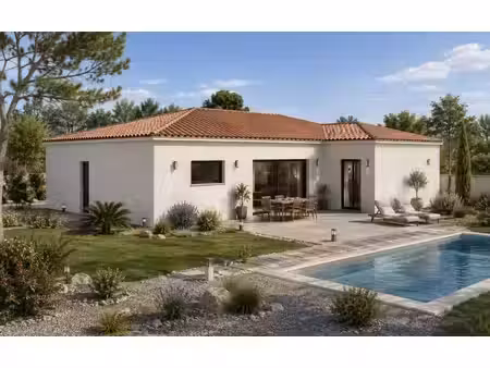 terrain avec maison neuve à vendre