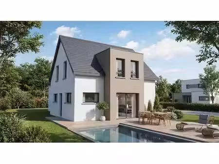 terrain avec maison neuve à vendre